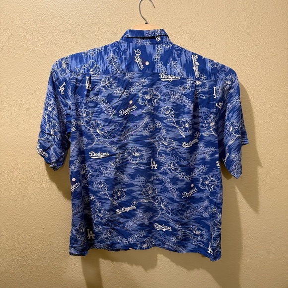 Men’s XL Reyn Spooner LA Los Angeles Dodgers Hawaiian Button Up Shirt - Picture 8 of 11
